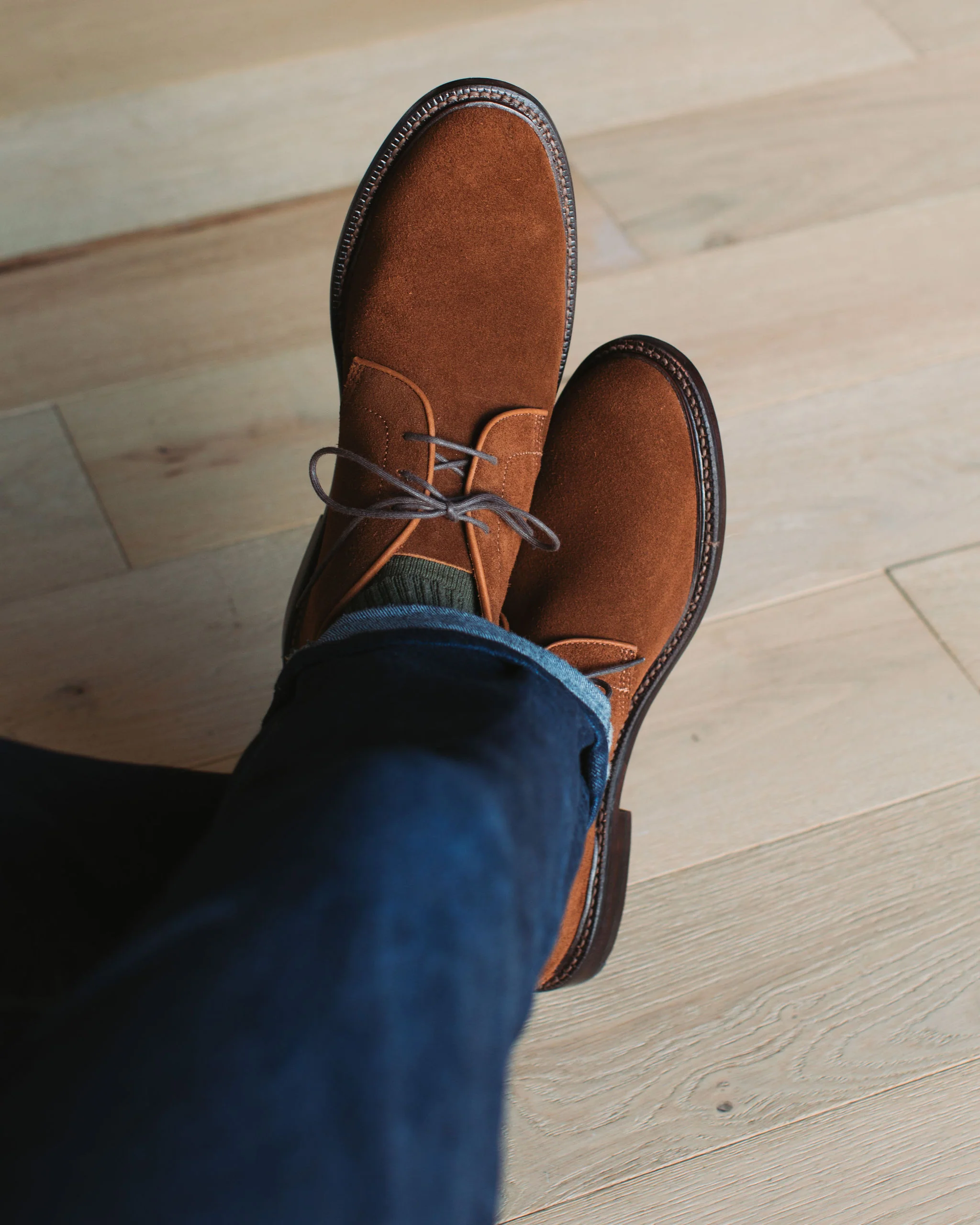 Unlined Chukka - Bourbon Suede - Image 7