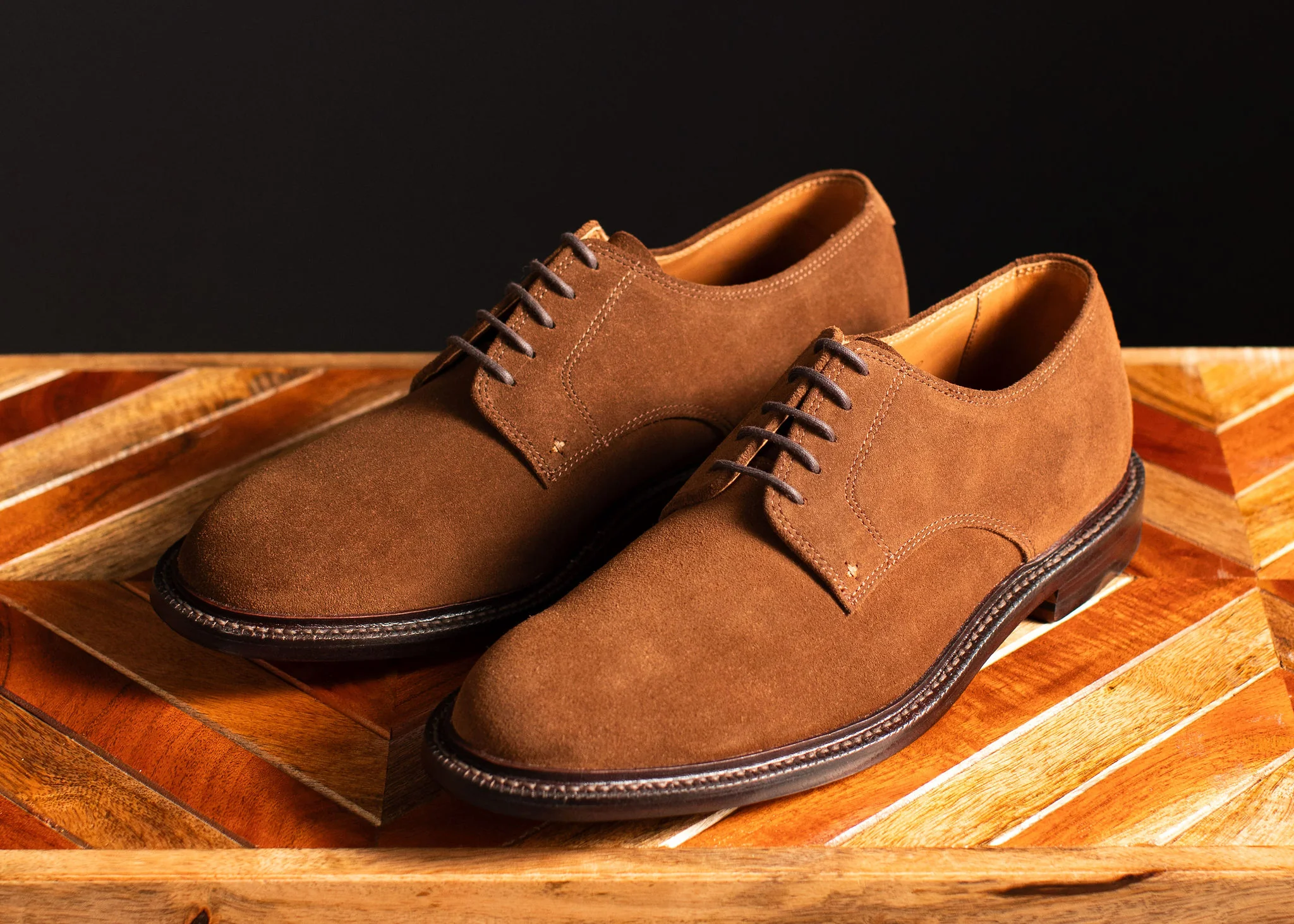 Coming Soon | Unlined Derby Bourbon Suede - Image 5
