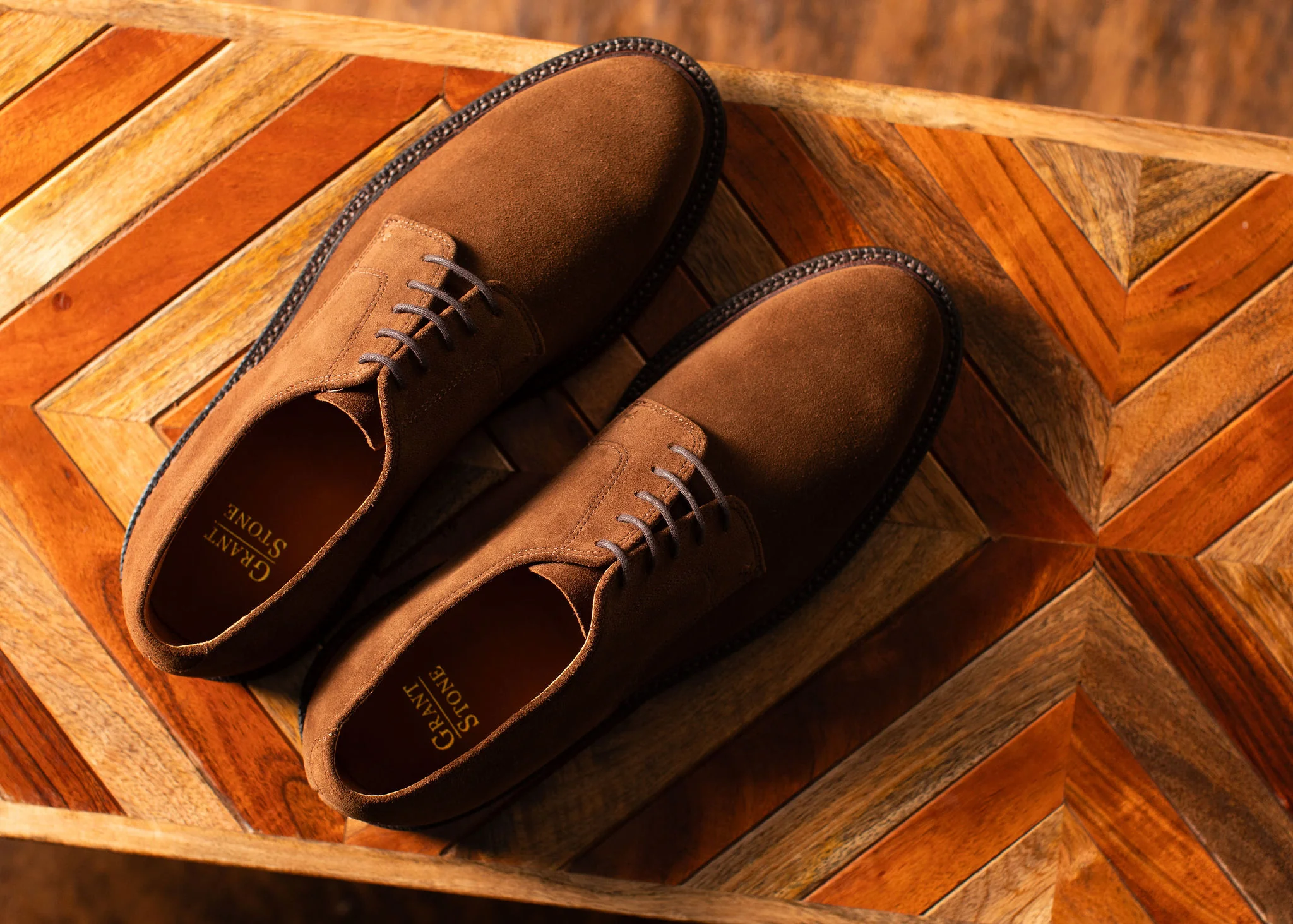 Coming Soon | Unlined Derby Bourbon Suede - Image 6