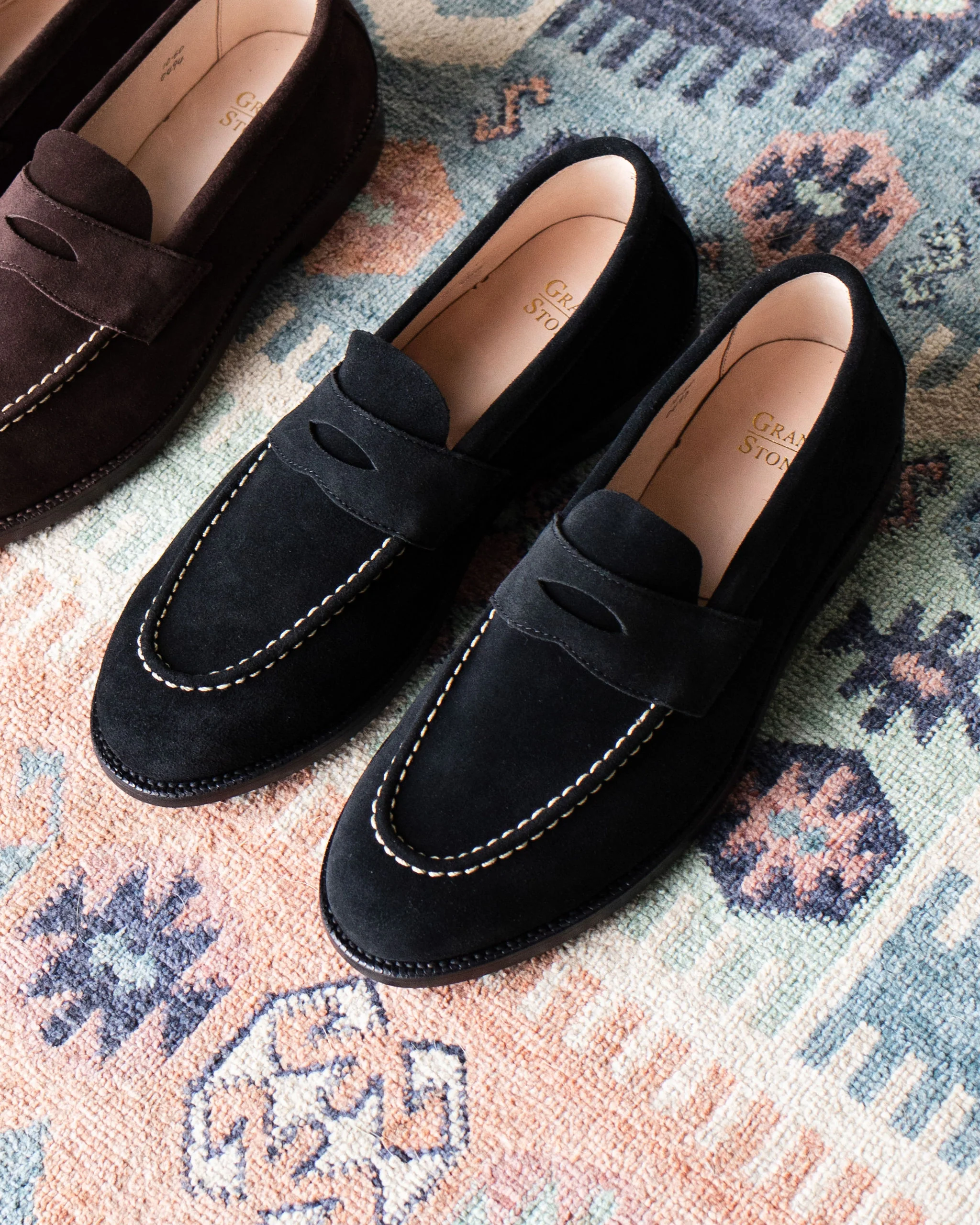 Unlined Traveler Penny Black Suede - Image 7