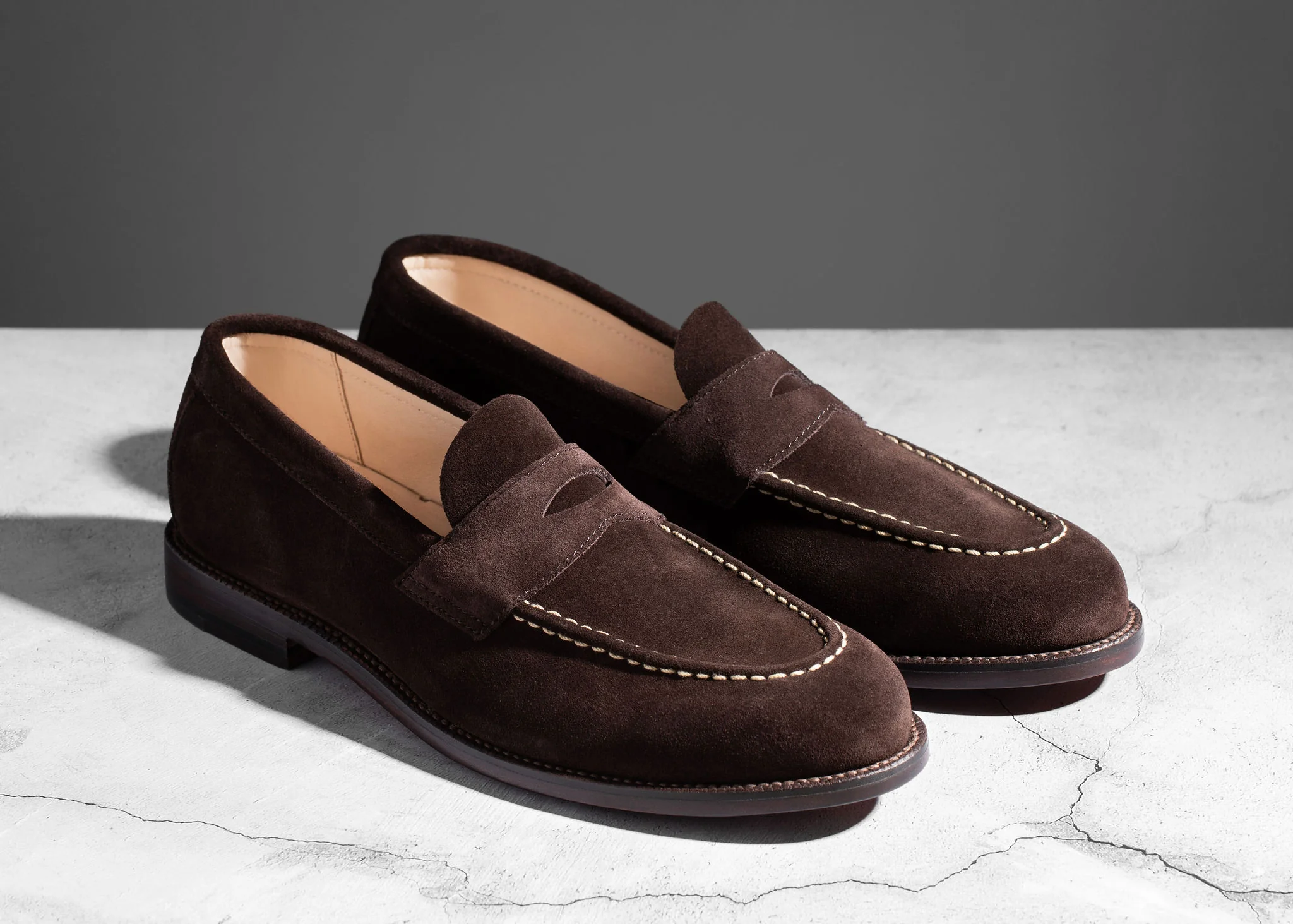 Unlined Traveler Penny Espresso Suede - Image 2
